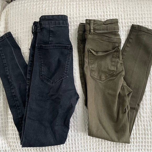 Zara High Waisted Skinny Jeans - Picture 2 of 6